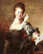 Jean-Honore Fragonard Portrait of a Singer France oil painting reproduction